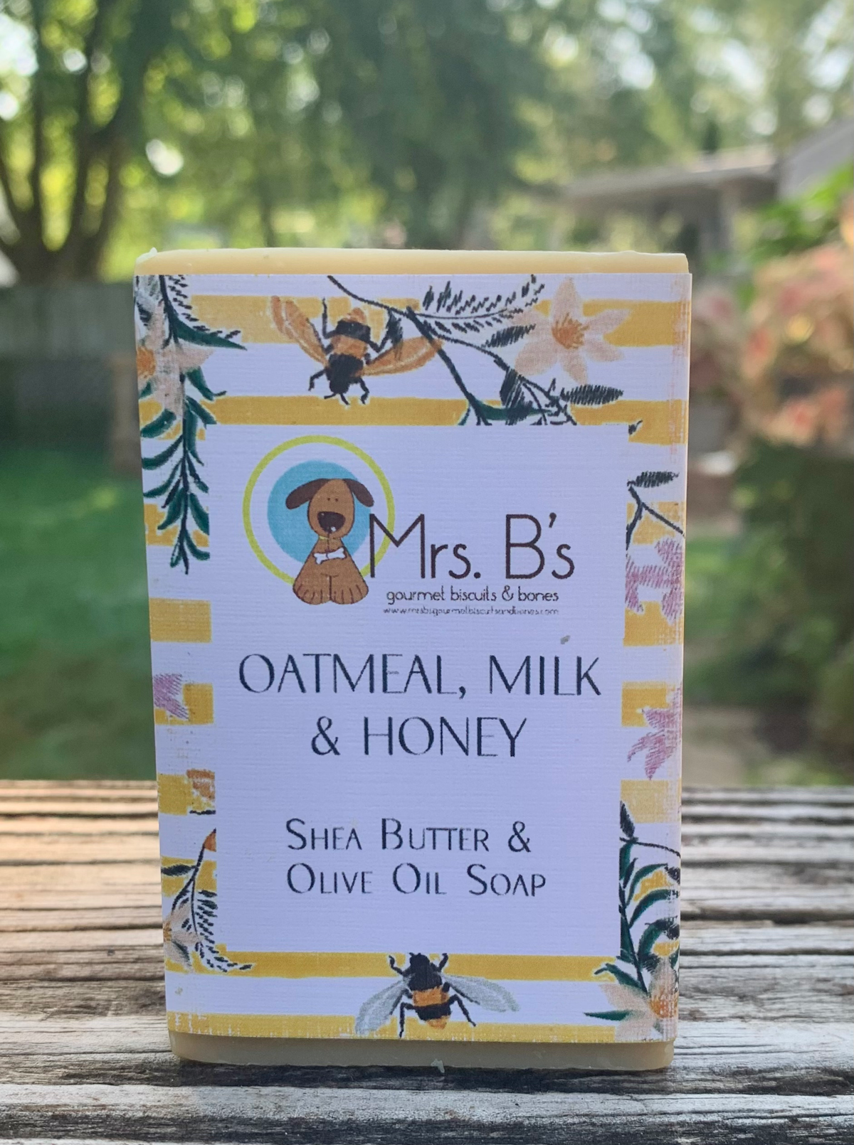 Oatmeal, Milk & Honey Shea Butter & Olive Oil Bar Soap image 0