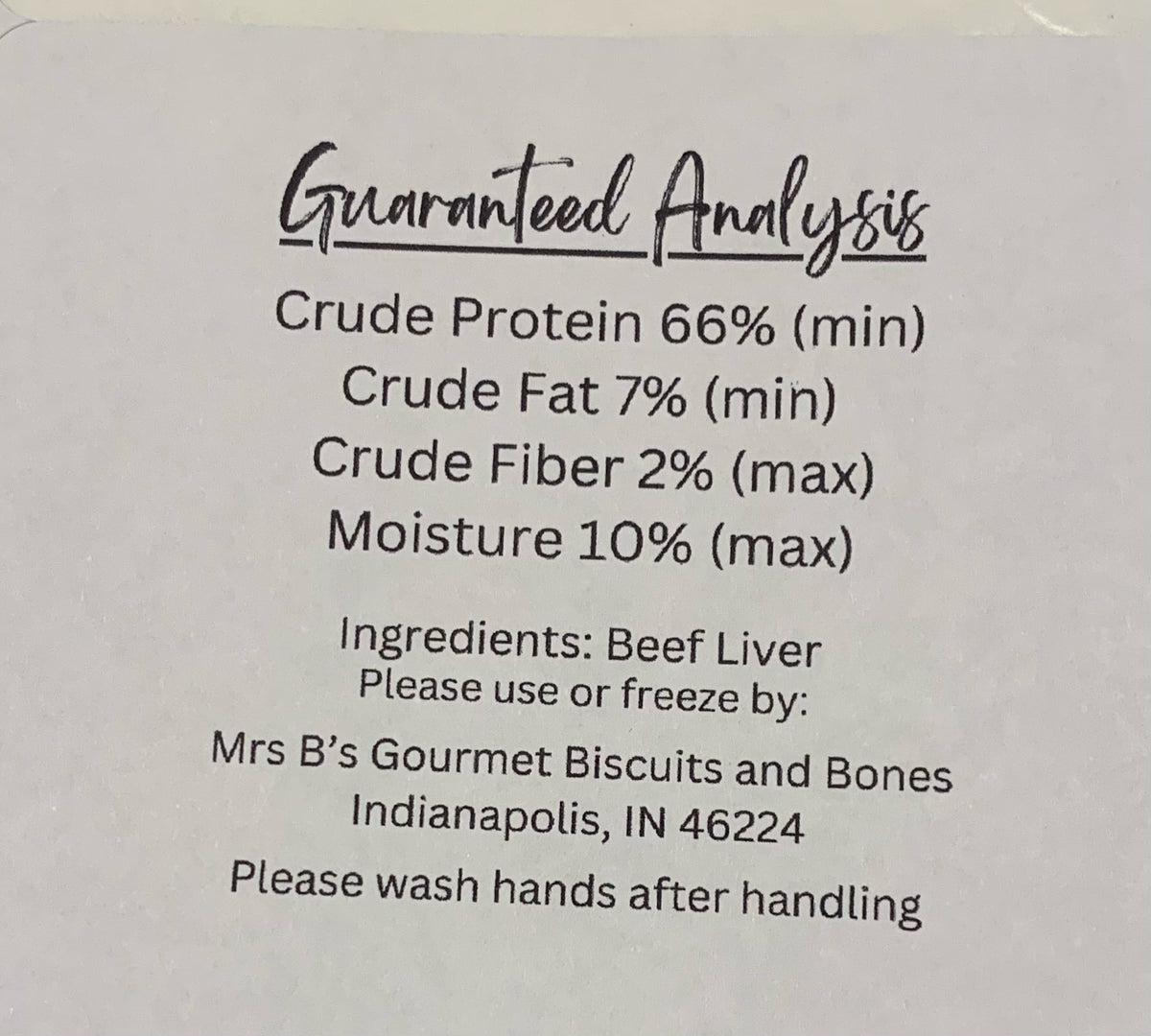 Freeze-Dried Beef 3 oz Bag image 1