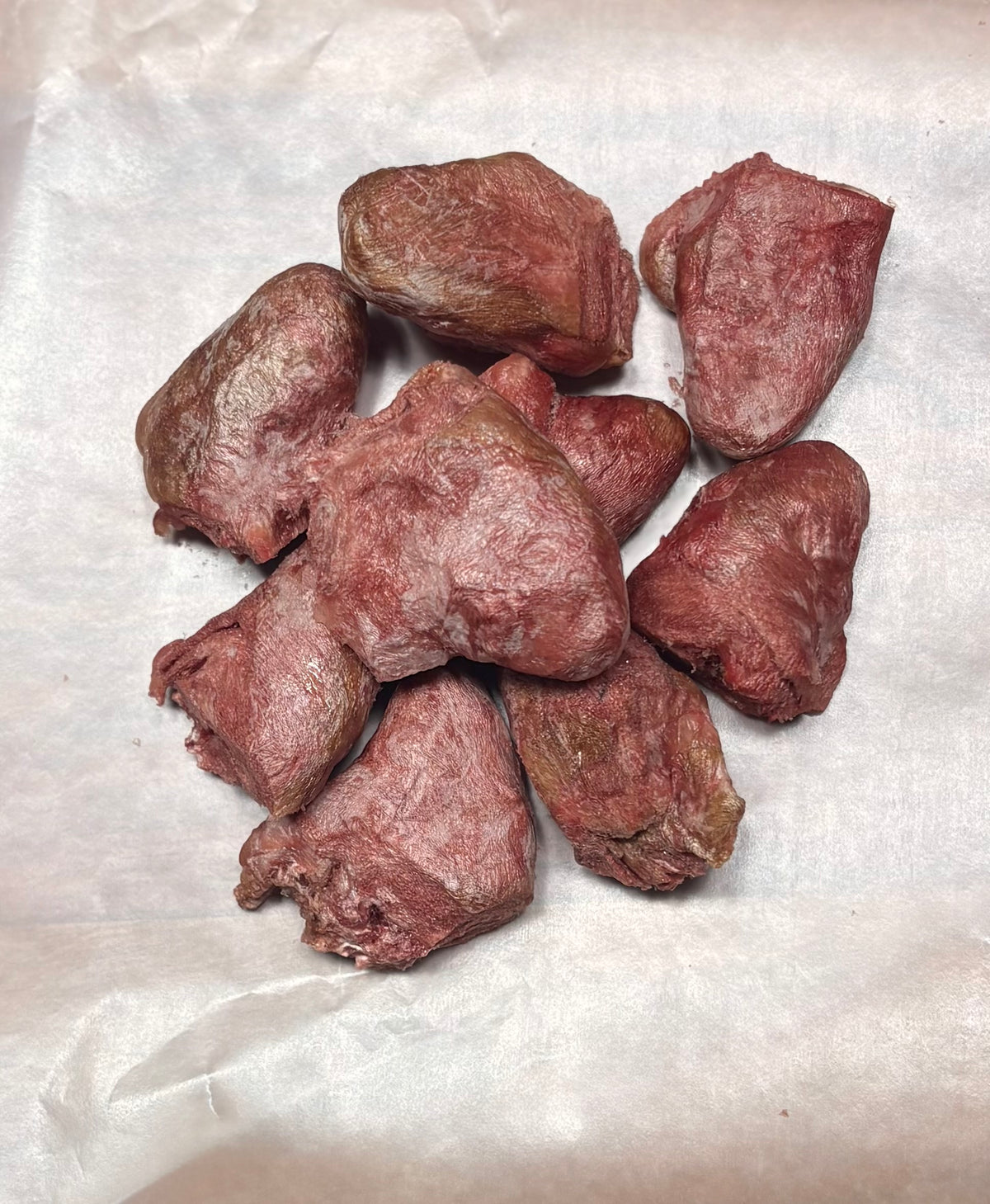 Freeze Dried Raw Duck Hearts - 3 oz. Bag